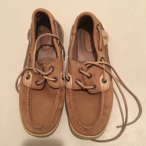 Leather Sperry boat shoes